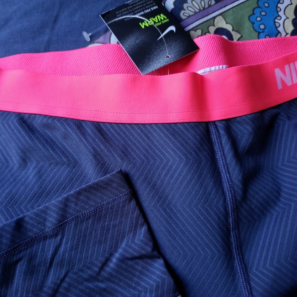 Nike womens pro warm training tights XL NWT 💘💖💝 - Picture 3 of 6